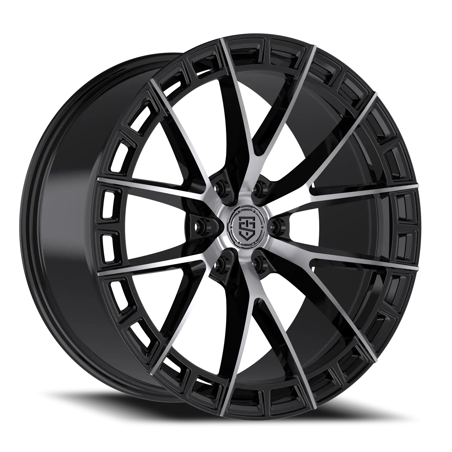 TIS MOTORSPORTS 504MB 22X10 GLOSS BLACK